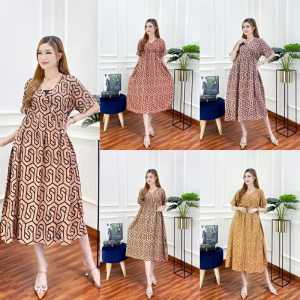 Daster wanita Dewasa Kimono Tali Samping XXL LD 110 Baju Tidur Daster Kimono Busui Bahan Rayon Motif Cantik Dress Kimono Kekinian