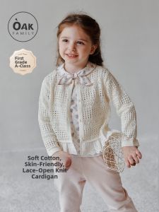 OAK FAMILY | Cotton Knit Girls Sweater