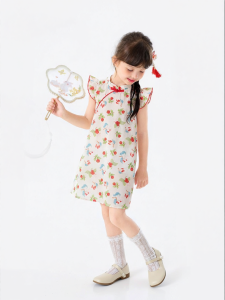 DUDUJIA | Đầm Cho Bé Gái Kiểu Trung Quốc Cotton