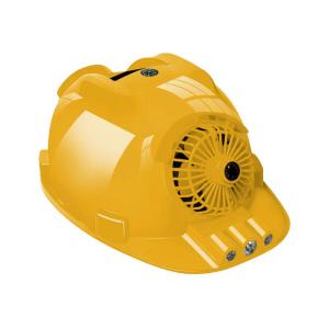 HUANGXIAOCHAO | Solar Fan Safety Helmet with Rechargeable Air Conditioning and Headlamp for Summer Cooling