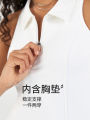 Saltum Tennis Skirt Dress Women's Sporty Fitness Short Dress with Chest Pad Slimming Anti-Light Set Quick-Drying Breathable Nylon. 