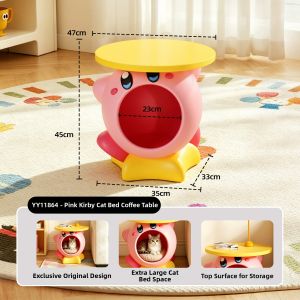 RUIDEDAN | Cat Bed Side Table Storage Cabinet Mini End Table