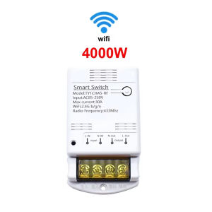 30A Wifi / Zigbee Tuya Smart Remote Control Light Switch 85-250V 220V 110V 10A 20A Output Relay Module SmartLife Work with Alexa
