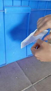 ป้ายแท็ก ชั้นวาง แบบกาวใส ป้ายแท็กพลาสติกใส กันน้ํา มีกาวในตัว 4ชิ้น/1ชุด