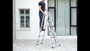 ladder aluminium heavy duty telescopic ladder ladder foldable step ladder hagdanan folding heavy duty extension ladder