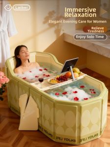 LaiBei | Bồn Tắm Thảo Dược Gấp Đựng Dày