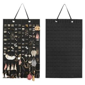 gumahus | Dustproof Jewelry Organizer Wall Earring Holder Ring Dish Earrings Display Rack