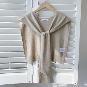 BILLI ZILLY | Áo len dệt kim nhỏ thời trang mùa hè cho nữ Áo khoác ngoài cổ bảo vệ mặc ở văn phòng màu trơn dài vừa phải