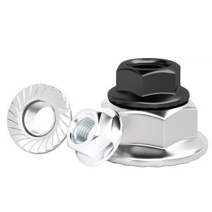 GUWANJI | 304 Stainless Steel Hexagon Anti-slip Washered Anti-loose Nut