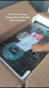 Kompor Tanam Niko / Kompor Tanam Niko Reflection Black 3 Tungku Terlaris!!