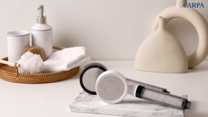 (Quà tặng kèm) Đầu Vòi Sen Tăng Áp Kháng Khuẩn Lọc Nước Daelim Bath D.Clean Hàn Quốc - Khử Clo Bảo Vệ Da & Tóc