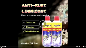 Herios De-Rust Lubricating Spray Penetrating Oil
