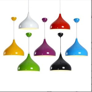 Đèn thả trần chao nhôm giọt nước đẹp 320mmm thiết kế hiện đại chất liệu bền bỉ tiết kiệm điện năng an toàn khi sử dụng