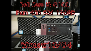 PC Dell 3040 Core I3Gen6   Ram 4GB SSD 120 GB Win10 Usede