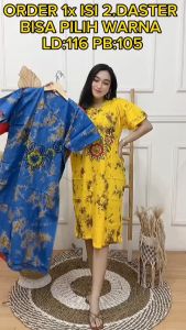 Daster Bali Motif Bunga Termurah & Daster Wanita Bali Kekinian