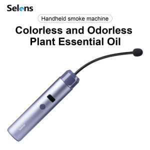 Selens Photography เครื่องปล่อยควันเอฟเฟกต์น้ำแข็งแห้งเครื่องทำควันแบบพกพาสำหรับการผลิตภาพยนตร์ภาพถ่ายวิดีโอ