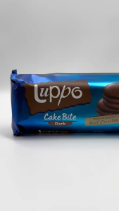 LUPPO CAKE BITE DARKE PREMIUM QUALITY REAL CHOCOLATE 8PCS 184G