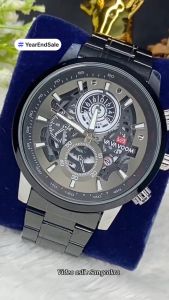 Jam Tangan Pria Bisnis Asli Tahan Air Premium Original Vavavoom Quartz New Model Fashion Kasual Import Terbaru Stainless Steel Titanium Anti Karat