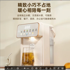110V Large Power Instant Heating Desktop Drinking Water Machine Small Size Rapid Electric Hot Water Maker Kitchen Appliance