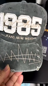 Topi Baseball 1985 Fashion Jeans Hat Casual Sport Pria Wanita/Baseball Cap/Topi Outdoor Topi Sport/Topi pria/Topi wanita/Topi baseball original/Topi baseball pria wanita