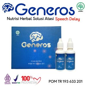 Generos Nutrisi Otak Vitamin Anak Sehat Bantu Atasi Speech Delay