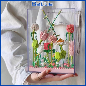 BETTIE: Blok Bangunan Rakitan & Bingkai Kayu Hadiah Ulang Tahun Anak