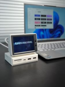 ส่งจาก กทม ประกันไทย Hagibis X86 side panel จอจิ๋ว 3.5inch IPS 960x640 model USB Mini Screen with USB C Hub USB-C&HDMI Monitor สำหรับ จัดโต๊ะคอมพ์