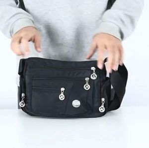 SUPERINN MALAYSIA Waterproof Women Handbag Nylon Sling Travel Bag Woman Beg Tangan Wanita Perempuan Ladies Kalis Air Nevaeh Nylon Womens Handbag Sling Bag Tote Beg Tangan Wanita Wallet Shoulder PurseTravel Bag Clessic Nylon sling bag women beg tangan wan