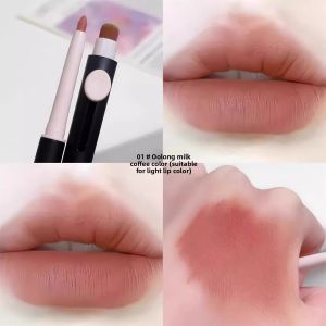 MONLEYTA | Waterproof Long-lasting Lip Liner Pen Double-ended Lip Brush Lipstick That Does Not Fade Color Enhancing Lip Makeup Tool