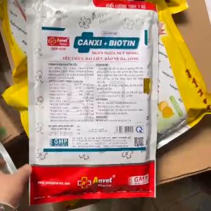 CANXI BIOTIN Bổ Sung Canxi Cứng Xương Chắc Móng Ngừa Bại Liệt Gói 1kg (Công ty Anvet)