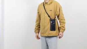 LAZ046) [UP TO 7.5in] HIGH QUALITY THICKEN PVC SNIPER IP X8 Rated WATERPROOF PHONE POUCH PHONE CASE Rider Bag + Double hook