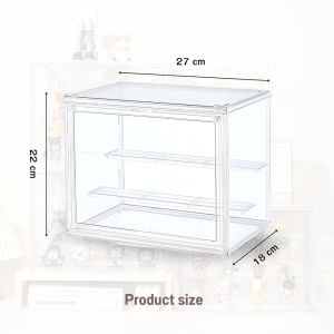 1pc Three Layer Acrylic Display Rack Blind Box Storage BoxLlarge Capacity DustproofFor POP MARTDollHandmadeAnimeCar Model