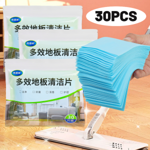 30pcs Floor Deep Cleaning Sheets / Floor Cleaner Tablets / Floor Cleaning Sheet / Decontamination Brightening Mopping Detergent / Household Hygiene Deodorant