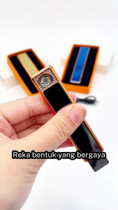 Portable Windproof Silent Tungsten Filament Lighter USB Rechargeable Ultra Thin Lighter with Thickened Tungsten