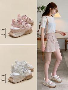 Pink Hollow out Thick Bottom Sporty Sandals Womens Style High Toppling Adhesive Shoes Casual Low Cut Rubber Sole Sandals