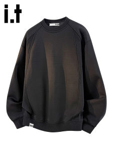 Deconstructed Design Sense American Casual Round Neck Hoodie