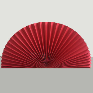 Gold Red Half Circle Wedding Paper Fan Foldable Zhe Paper Fan Decoration Fan Ceremony Scene Chinese New Style Home Decor