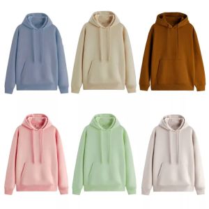 Sweater Hoodie Polos Pria Wanita Bahan Fleece Tebal Premium Quality
