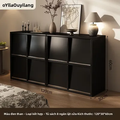 OYIla | Tủ Lưu Trữ Sắp Xếp Màu Gỗ Óc Chó