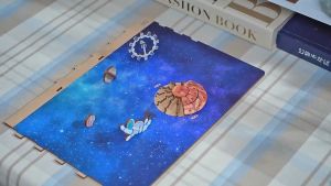 Tonecheer DIY Book Nook  Interstellar Space Puzzles (TQ110) DIY Miniature