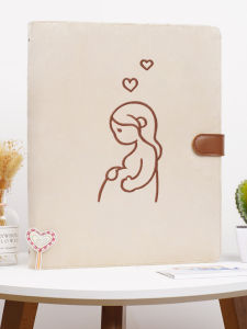 Pregnancy Checkup Report Storage Book Maternity Checkup Document Folder Mommy to Be Record Book Baby Bump Photo Album