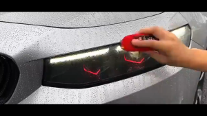 Car Windshield Cleaner 120ml | Oil Fog & Water Stain Remover | Includes Brush | Clear Safe & Easy Auto Glass Cleaning