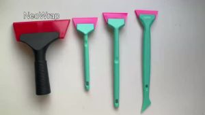 Window Tint Tools Mini Squeegee 2 IN 1 Small Quarter Window Tint Squeegee Go Corner Wrap Tool Car Mirror Wiper Rubber Scraper