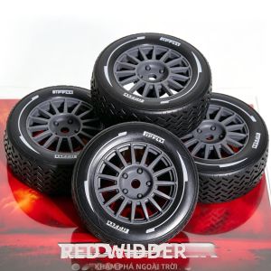 Lốp Xe Đua RC Tỷ Lệ 1/14 RED SPIDER 4 Chiếc Lốp Đường Bộ Đường Kính Ngoài 58mm Lục Giác 12mm Dành Cho HPI HSP KYOSHO Tamiya XV01 TT02 PTG2 TA06 MJX