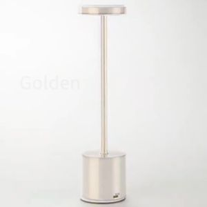 Lampu Meja Hias Touch LED Lampu Baca Aesthetic Lamp Dimming 3 Color Rechargeable Desk Lamp