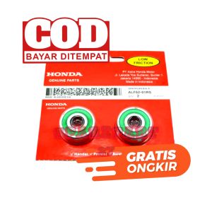 ORI 2pcs bearing 6201 bering laher laker klaher bantalan roda depan motor honda beat vario scoopy spacy genio pcx adv led esp fi injeksi new street pop cbs tekno 110 125 150 155 160 ALF62-01RS BJM