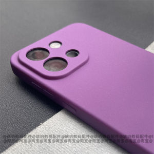 Lightweight Thin Silicone Phone Case with Large Hole Volcano Mouth for OnePlus 13T Full Cover Anti-slip Soft Shell Simple Personality Solid Color Ace6T