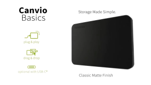 Toshiba Canvio Basics 1TB/2TB External Hard Drive USB 3.0 HDD Portable 2.5" Hard Drive Hard Disk for Mac Windows