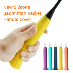 New Silicone Badminton Racket Handle Cover Rubber Anti-slip Sport Overgrip Tape Durable Badminton Racket Grip Tape Substitute