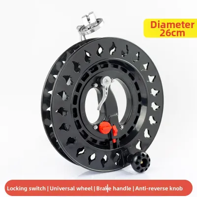 Anti-reverse Adult Premium Alloy Kite Reel